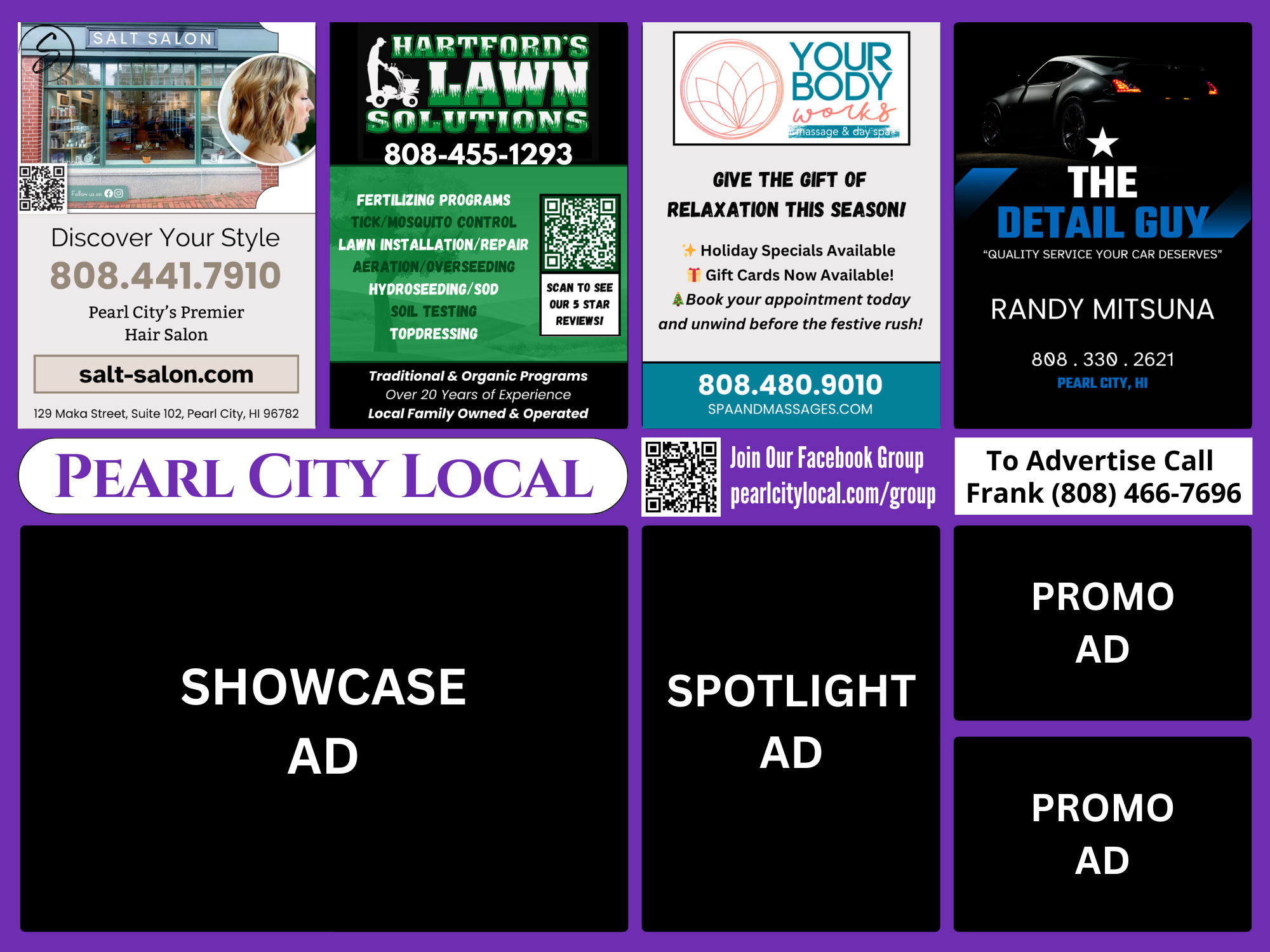 Pearl City Local - 9x12 Full Card Template 2